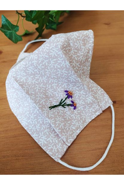 hedera craft mor papatya nakisli kumas