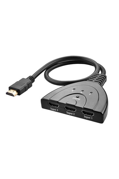hdmi kablosu hdmi splitter 3 hdmi girisi 1 hdmi cikisi otomatik
