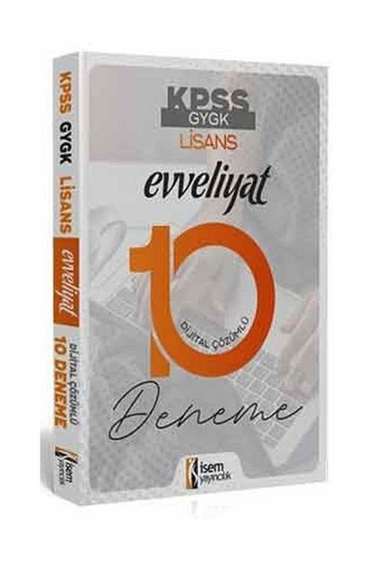 Isem Yayincilik 2020 Kpss Genel Yetenek Genel Kultur Evveliyat T Trendyol