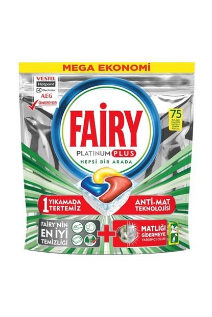 Fairy Platinum Plus Bulasik Makinesi Deterjani Kapsulu 75 Yikama Trendyol