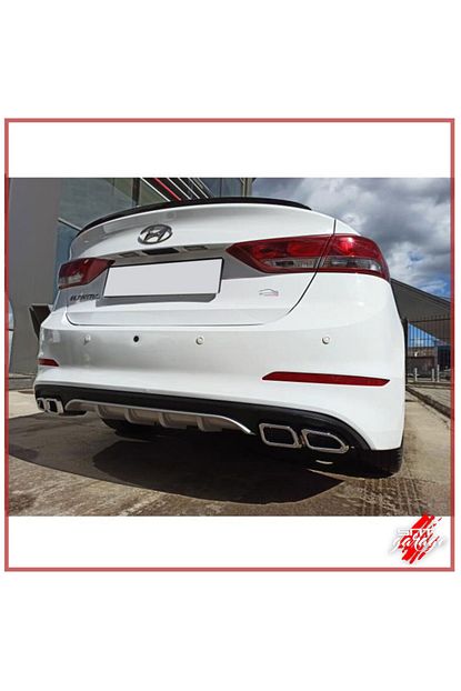 hyundai elantra egzoz gorunumlu gri difuzor fiyati yorumlari trendyol