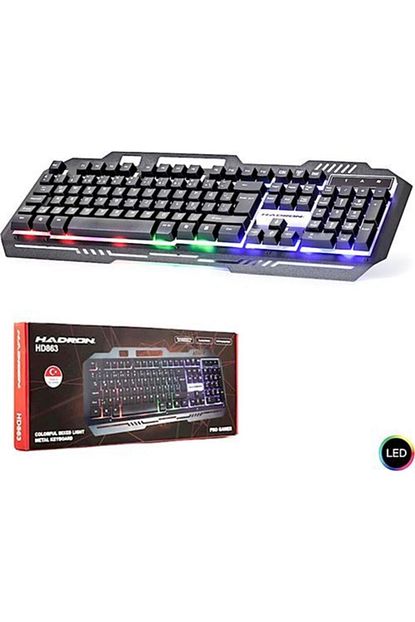 Hadron Hd863 Usb Kablolu Rgb Isikli Metal Gaming Klavye Trendyol