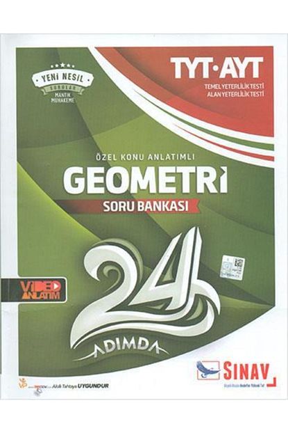 Sinav Yayinlari Sinav Tyt Ayt 24 Adimda Geometri Ozet Konu Soru Bankasi Trendyol