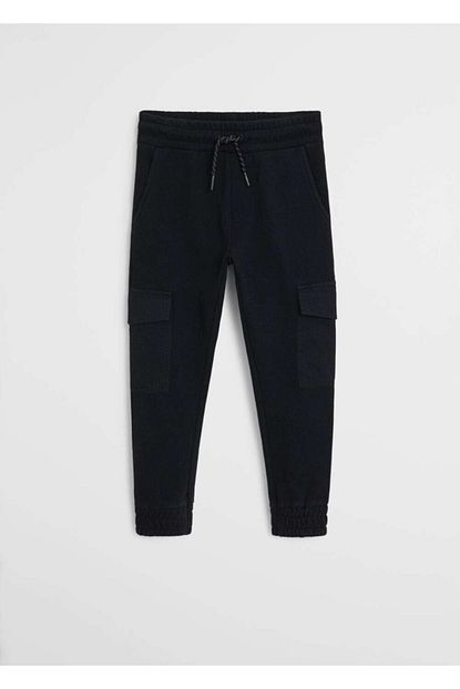 Mango Kids Erkek Cocuk Siyah Kargo Jogger Pantolon Trendyol