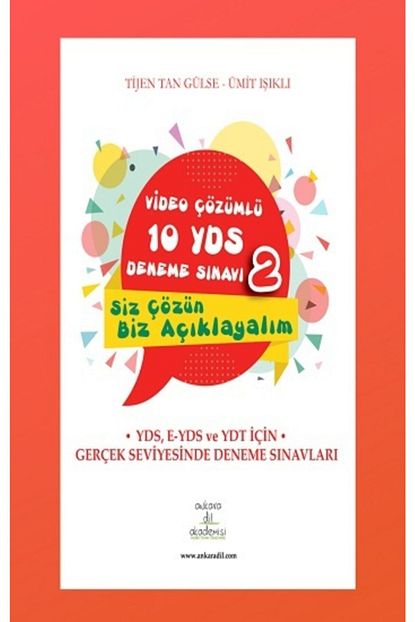 Ankara Dil Akademisi Video Cozumlu 10 Yds Deneme Sinavi 2 Tijen Tan Gulse Umit Isikli Trendyol