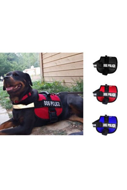 Fr Pet Dog Police Kopek Gogus Tasma Buyuk Boy Kirmizi Trendyol