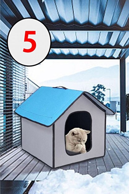 Vivyan 5 Adet Katlanabilir Kedi Ve Kopek Kulubesi Trendyol