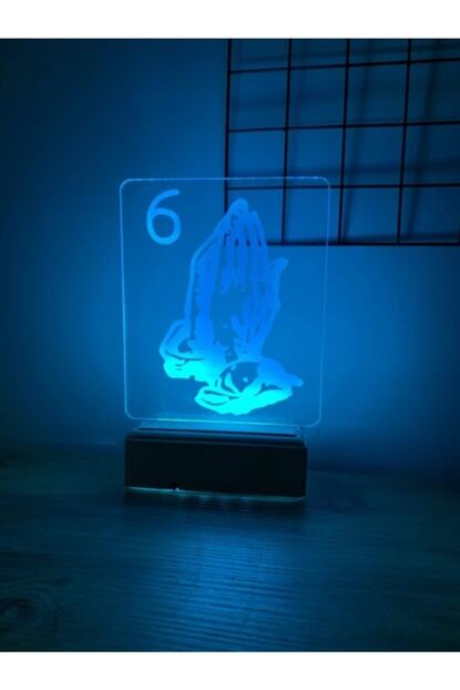 Modiwa Design Blessed Gece Lambasi 3d 16 Renk Trendyol