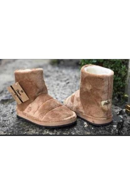 talika unisex kahverengi pelus ev botu fiyati yorumlari trendyol