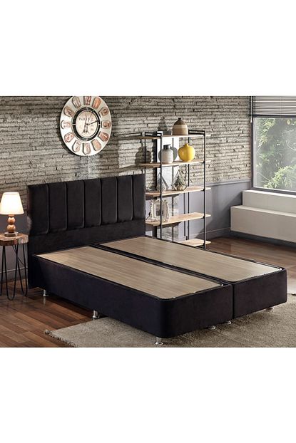 niron yatak niron ela baza ve baslik seti 160x200 cm cift kisilik siyah kumas baza ve basligi silinebilir soho k fiyati yorumlari trendyol