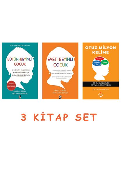 Buzdagi Yayinlari Evet Beyinli Cocuk Butun Beyinli Cocuk Otuz Milyon Kelime 3 Kitap Set Trendyol