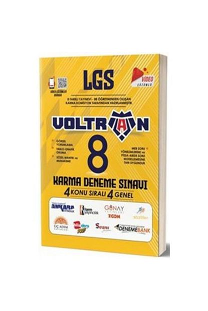 Ankara Yayincilik 8 Sinif Lgs Karma Voltran Deneme Sinavi Trendyol