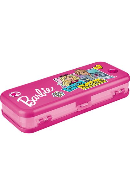 Muhcu Home Kiz Cocuk Barbie Lisansli Pembe Bolmeli Kutu Kalemlik Trendyol