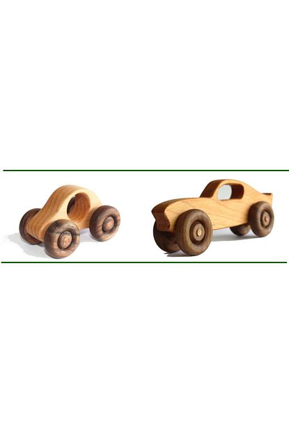 Genwoody 100 El Yapimi Ahsap Oyuncak Araba Seti Trendyol