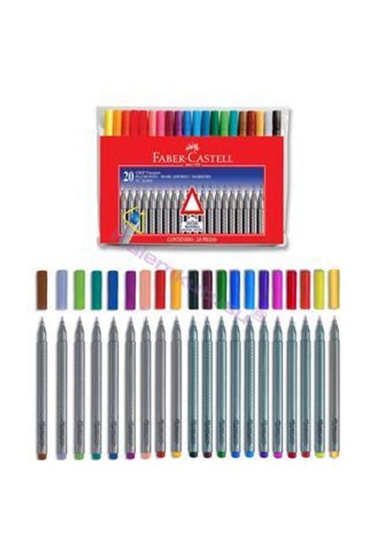 faber castell renkli grip keceli kalem