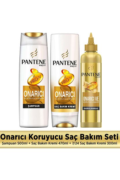 pantene onarici ve koruyucu bakim seti sampuan krem 7 24 bakim kremi fiyati yorumlari trendyol
