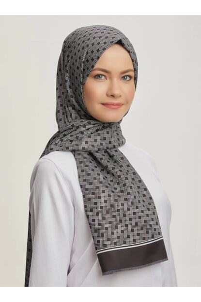 Tuva Sal Mocha Ipeksi Twill Sal Karisik Renkli Trendyol