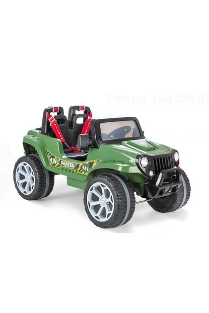 Pilsan Yesil Panzer 4x4 Cift Kisilik 12v Akulu Araba Trendyol