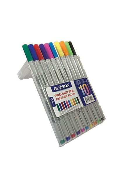 globox fineliner kece uclu kalem 10