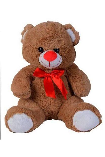 pelus bebek gercekci diyalog cocuklar oyuncak ayi ceket kirmizi