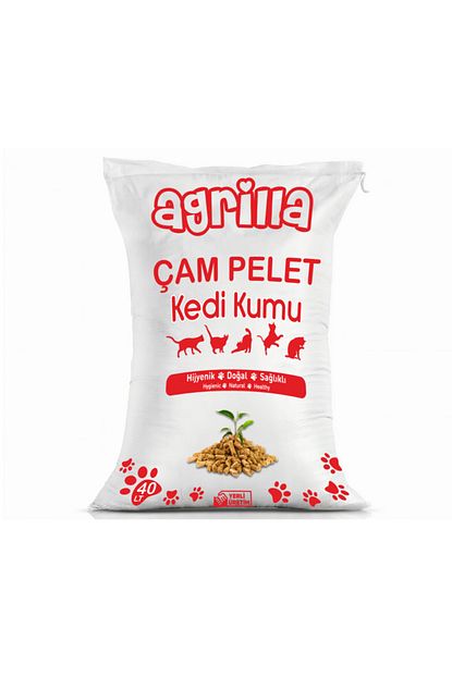 Agrilla Dogal Cam Peleti Kedi Kumu 40 Lt Ultra Koku Giderme Ve Sivi Hapsetme Kabiliyeti Trendyol