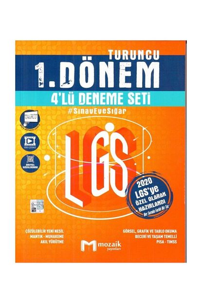 Mozaik Yayinlari 8 Sinif Lgs 1 Donem 4 Deneme Seti 2020 Yeni Trendyol