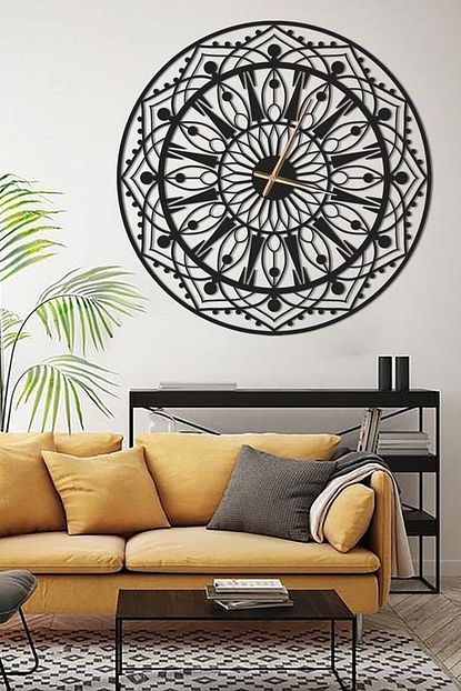 Houseart Buyuk Boy Metal Duvar Saati 100 Cm Fiyati Yorumlari Trendyol