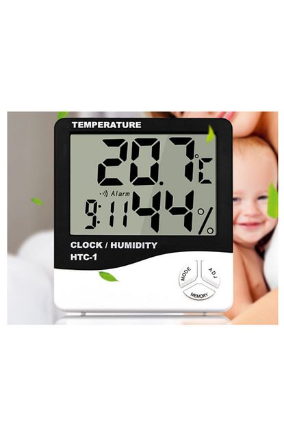 Avcill Cocuk Odasi Isi Ve Nem Olcer Dijital Termometre Alarm Saat Her Turlu Ic Mekan Icin Ideal Fiyati Yorumlari Trendyol