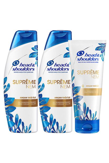 head and shoulders supreme sampuan nem 2x300ml bakim kremi 300ml fiyati yorumlari trendyol