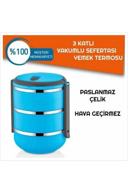 Arus Paslanmaz Renkli Yemek Termosu Sefer Tasi 3 Katli Kamp Termos Trendyol