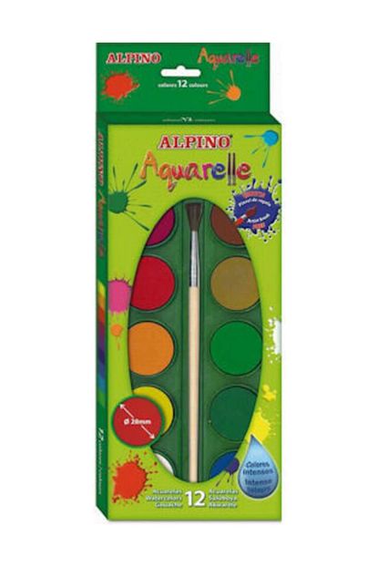 Alpino Sulu Boya 12 Renk Aquarelle Trendyol
