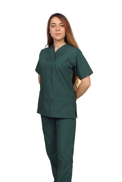 E M Medikal Kadin Yesil Forma Hemsire Ve Doktor Formasi Trendyol