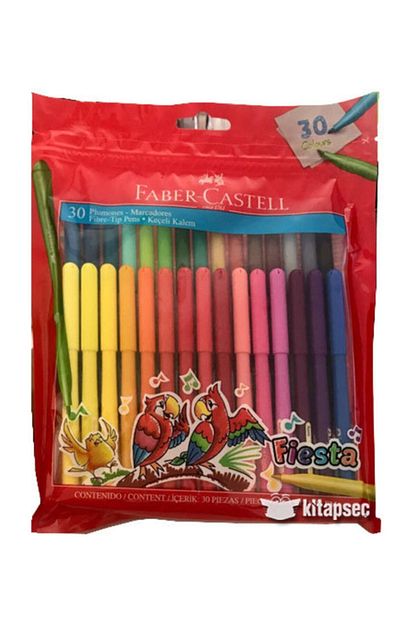 faber castell fiesta keceli kalem 30 lu