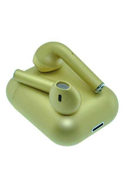 Glr Apple Iphone 11 Pro Max Uyumlu Sedef Gold Renkli Bluetooth Kulaklik Trendyol