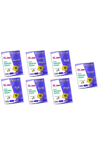 Ozde Bir Yayinlari 11 Sinif Brans Deneme Sinavi 7 Ders Bir Paket Trendyol