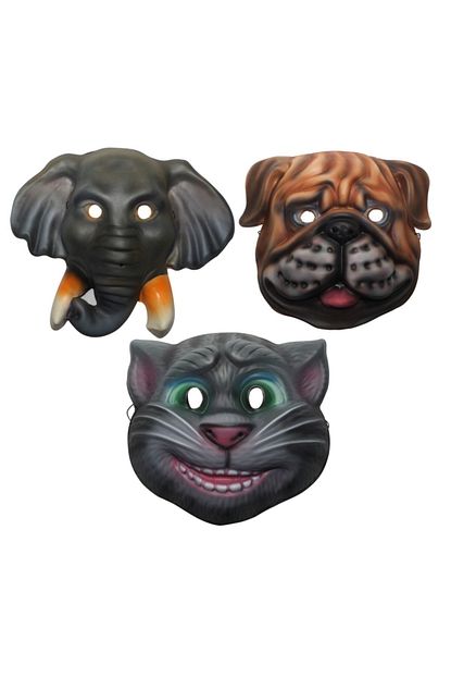 Soico Maske Seti Fil Kedi Ve Kopek 3 Lu Trendyol