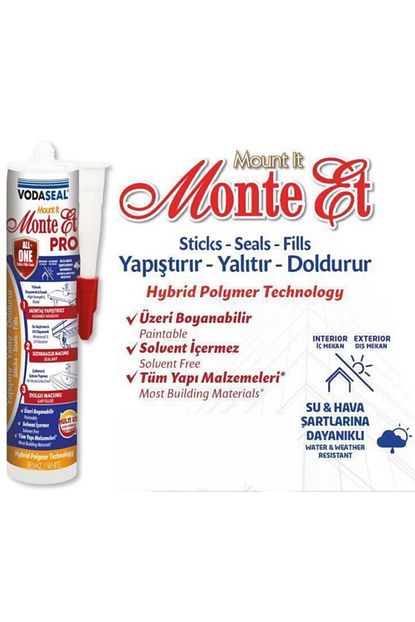 vodaseal yapistirici sizdirmaz dolgu izolasyon montaj macunu beyaz 290 ml fiyati yorumlari trendyol
