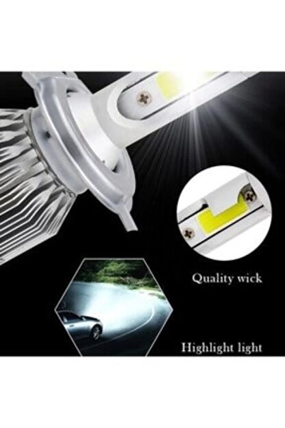 balp 2 adet h7 led xenon 6500 kelvin 9600 lumen simsek etkili beyaz renk zenon series a1 fiyati yorumlari trendyol