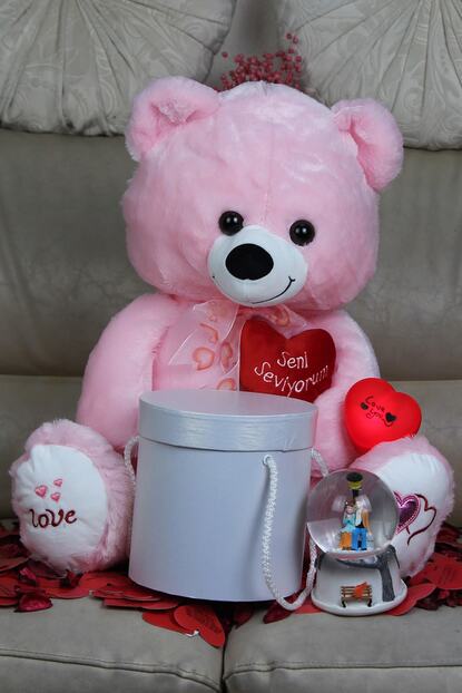 Moryconcept Pelus Ayicik Kis Masali Kar Kure Ask Sozler Gul Kurulari Kutu Concept Fiyati Yorumlari Trendyol