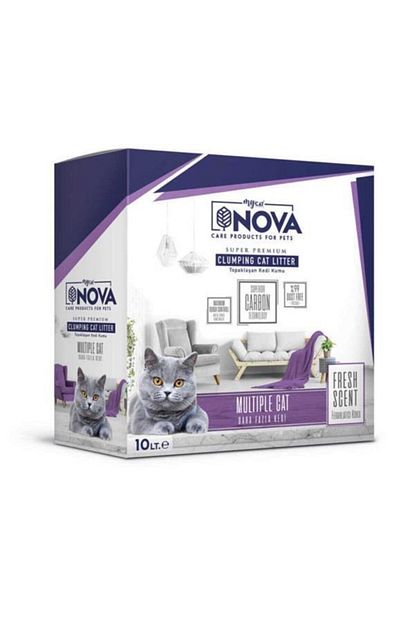 My Cat Mycat Nova Ferahlatici Koku Daha Fazla Kedi Premium Kedi Kumu 10lt Trendyol