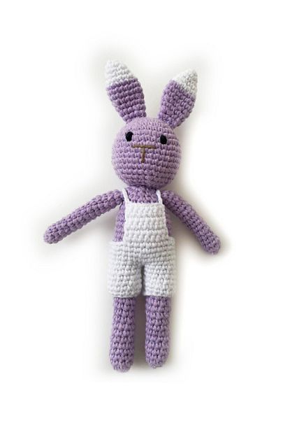 flamintoy mor tavsan amigurumi organik