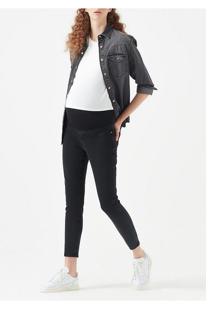 Mavi Vanessa Gri Hamile Jean Pantolon Trendyol