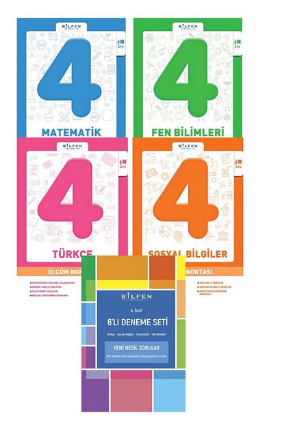 Bilfen Yayincilik Bilfen 4 Sinif Matematik Fen Turkce Sosyal Test Kitabi Ve Deneme Seti Trendyol