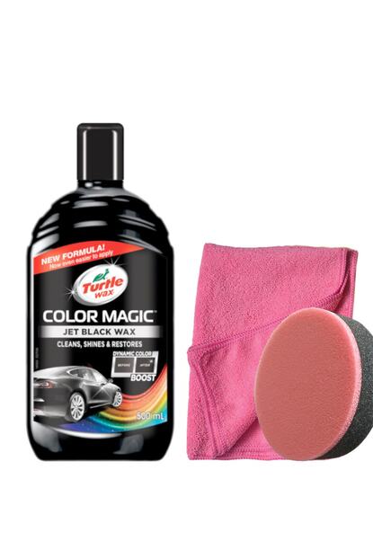 Turtle Wax Renk Yenileyici Siyah Cila 500 Ml Ve Uygulama Sungeri Bez Trendyol