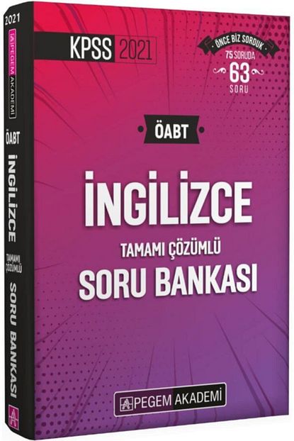 https www trendyol com pegem akademi yayincilik pegem 2021 kpss oabt ingilizce tamami cozumlu soru p 70881130