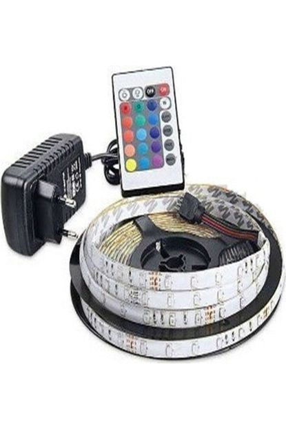 Obenim Rgb Serit Led Ic Ve Dis Mekan 5 Metre Kumandali Set Tak Calistir 24 Tuslu Kumanda A Trendyol
