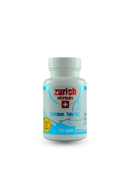 Zurich Kalsiyum Kemik Guclendirici Kedi Vitamini 125 Tablet Trendyol