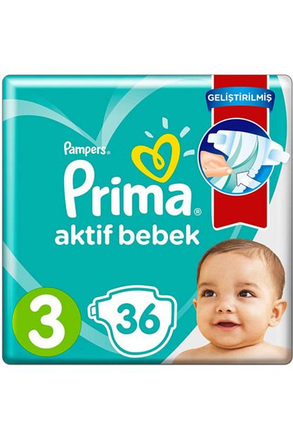 prima aktif bebek bezi 3 numara 36 adet fiyati yorumlari trendyol
