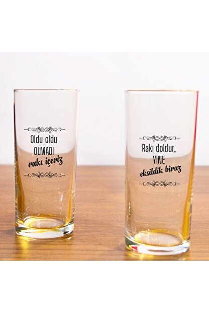 Hediyekrali Soz Baskili 2 Li Raki Bardagi Trendyol