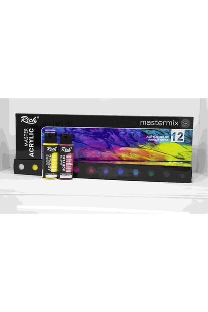 Rich Mastermix Akrilik Boya 12 Renk X 60 Cc Trendyol